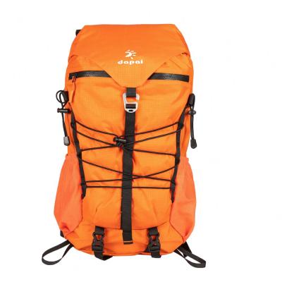 China OEM factory direct custom logo bright orange color hiking backpack waterproof cycling OutdoorTrekking Daypack knaps camping backpack for sale