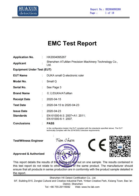 EMC - Henan ATuMan Precision Machinery Technology Co., Ltd