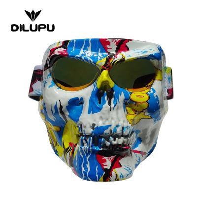 China 2019 Europe Horror Party Motorcycle Halloween Custom Outdoor Mask for sale