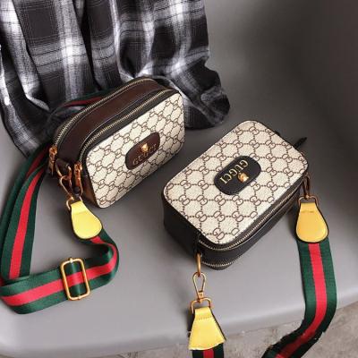 China 2021 Famous Brands Insti Trend Straps Fashion Gucci Camera Bag Designer Handbags Wide Handbags Women Bags Leather for sale