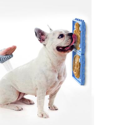 China Amazon Viable Dog Food TPR+ABS Mat Slow Feeder Pet Dog Lick Pad Bath Distraction Dog Lick Mat for sale