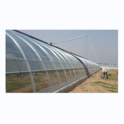 China Drawing Solar Greenhouse Kit 4-6M Height With Galvanized Steel Frame for sale