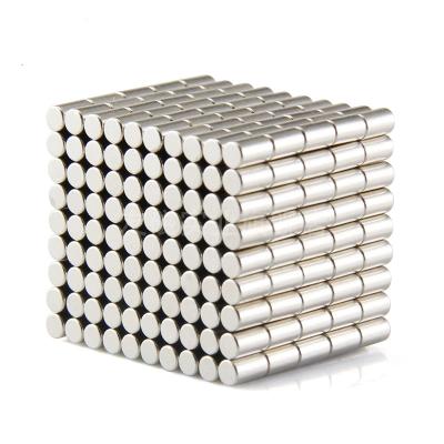 China Industrial Magnet High Performance Fridge Magnets Small Neodymium Magnet Super Strong Cylinder for sale