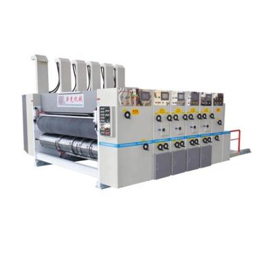 China High Quality Xinguang Cardboard Box Printing Machine China Famous Cardboard Box Making Machine Supplier With Lead Edge Feeding for sale