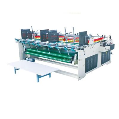 China Automatic Food XKL Cardboard Flexo Folder Gluer Machine For Corrugated Boxes for sale