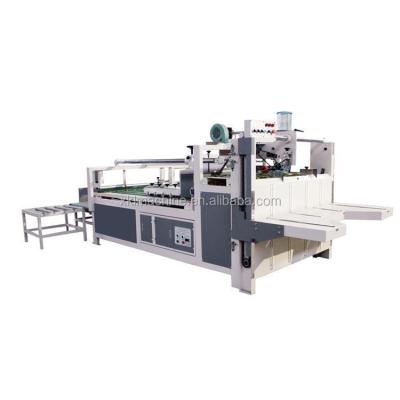 China Large semi automatic food XKL brand folder gluer machine for corrugated carton box making sales flexo printing for sale