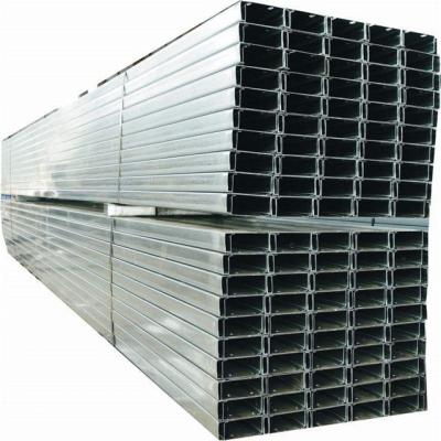 China Galvanized Steel Channel Stable Construction Quality Galvanized Steel U Channel C Profile Steel for sale