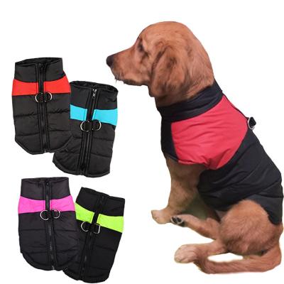 China Stocked Winter Dog Clothes For Pet 5 Colors S-5XL Waterproof Warm Large Dog Coat Cat Puppy Dog Ski Coats Jackets for sale