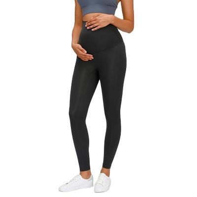 China High Selling Breathable Warm Elastic Waist Support Pregnant Abdominal Leggings Wholesale Pregnant Woman Yoga Sports Leggings Pants for sale