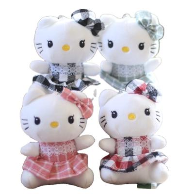 China Soft Hand Smelling Sanrio 12cm Kuromi My Melody Kt Cat Pc Dog Pet Hello Kitty Keychain Anime Plush Stuffed Figure Cute Animal Pendant Toys for sale