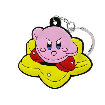 China Souvenir Cartoon PVC Soft Key Chain Cute Animal Pendant Ornaments Figure Accessories for sale