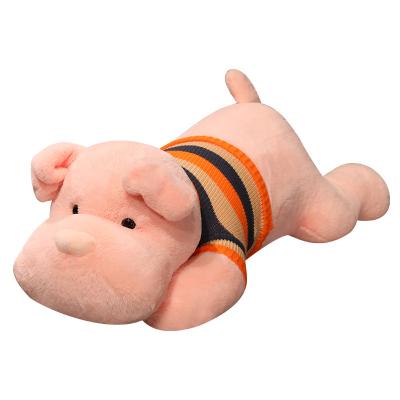 China Cute Soft Plush Comfort Accompany Doll Puppy Dog Long Body Cute Lie Sweater Cartoon Pillow Cuddle Huge Fairy Pillow for sale