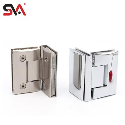 China Easy To Install And Durable Bathroom Hotel Washroom Shower Enclosure Stainless Steel Frameless Slip Adjust Shower Door Hinge for sale