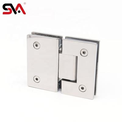 China Easy To Install And Durable High Quality Stainless Steel Glass Door 180 Degree Rotating Shower Hinge For Glass On Glass for sale