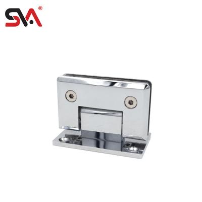 China Easy To Install And Durable China Bathroom 90 Degree Frameless Brass Glass Door Hinge For Shower Glass Door for sale