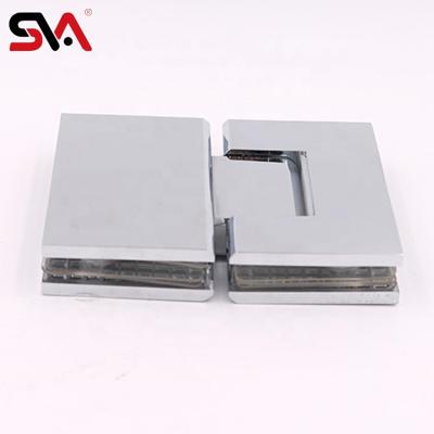 China Easy To Install And Durable Hot Wholesale Bathroom Door Pivot Hinge For Sauna SVA-223A Brass 180 Degree Door Shower Glass Hinge for sale