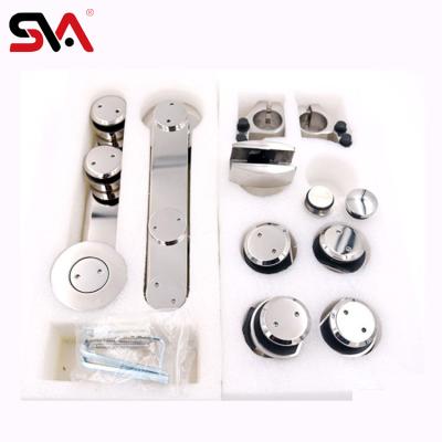 China Slide Smoothly Sliding Glass Fitting New Style, Glass Plate Door Hardware, Glass Plate Door Set for sale