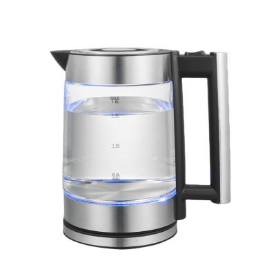 China 360 Degree Low Wholesale Price Kitchen 1.8l Water Stainless Steel Rotation Small Automatic Portable Smart Electric Kettles for sale