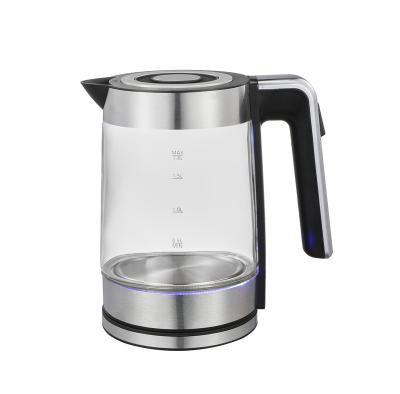 China Wholesale 1.8L Double Layer Rotation Tea Water Jug Home Hotel Appliances Stainless Steel Electronic Electric Kettles 360 Degree Thermostat Base Mini Tea Kettles for sale