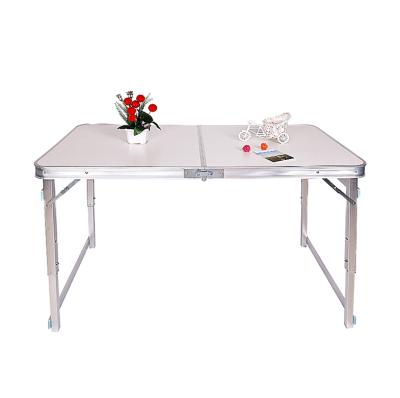 China Contemporary Custom Portable Outdoor Camping Aluminum Scroll Picnic Table Folding Table Rise for sale