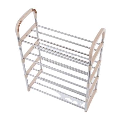 China Stainless Steel Adjustable Custom Stylish Goods Design Rustproof Multifunctional Organizer Shelf Shoe Rack Storage (Other) for sale