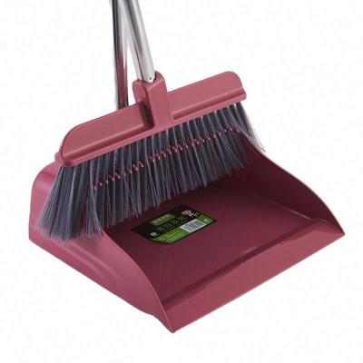 China Home Household Cleaning Good Quality Success Long Telescopic Handle Broom Windproof Broom And Dustpan Set Dust Broom for sale