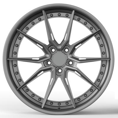 China All Models Customized 15-20 Inch Passenger Aluminum Alloy Two Piece Forged Multi Car Wheel for sale