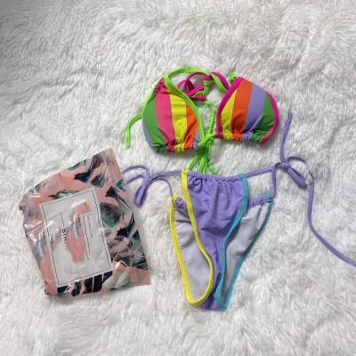 China Factory direct anti-static cheap bikinis fitness tops wholesale swimwear shorts swimsuit matching balls for sale