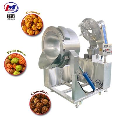 China Planetary mixing to ensure uniform coating & avoid automatic control stainless steel hot professional industrial popcorn maker electric machine model gas for sale for sale