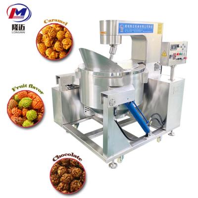 China Planetary mixing to ensure uniform coating & avoid 1400W electric induction big popcorn ball popcorn machine maker tumbler burnt liner price supplier silver industrial caremel for sale