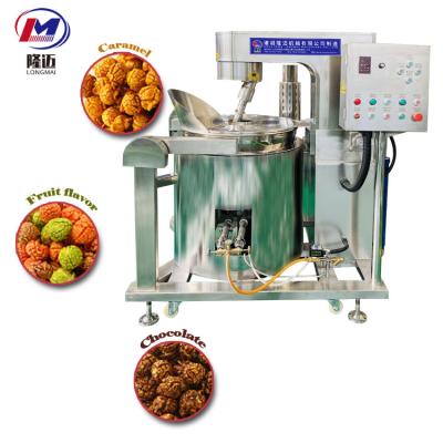 China Planetary mixing to ensure uniform coating & avoid burnt automatic gas popcorn machines made stainless steel China LPG large capacity gas all flavored popcorn in mushroom or butterfly for sale