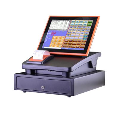 China New Basic Function Mode POS Terminal with Touch Screen, Thermal Printer, Cash Drawer, APP Software, Operation System for sale