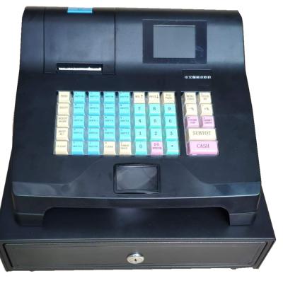 China Stores electronic cash register 48keyboards with cash drawer, 58mm thermal printer and customer display for sale