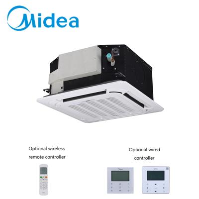 China Midea CE Approved Four Way Ceiling Mounted Cassette Type Split Air Conditioner Cassette Air Conditioners For Hotel Office Room for sale