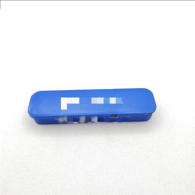 China Eco-friendly Tin Box Child Small Sale Price Tin Box Entire Rectangle Sliding Heavy Duty Metal Tin Box Tin Child Function Box With Lock for sale