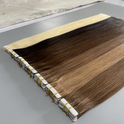 China Best Quality Silky Straight Virgin Hair Tape Wave Wholesale Tape Hair Extensions,Brazilian Tape Hair Extensions,Remy Hair Tape for sale