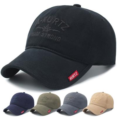 China COMMON Wholesale Unisex Adjustable Cotton Customized 6 Panel Custom Fitted Baseball Cap Single Hats With Embroidery Logo Custom Sports Hats for sale