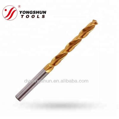 China Tin-Coated Metal Drilling DIN338 HSS Twist Drill for sale