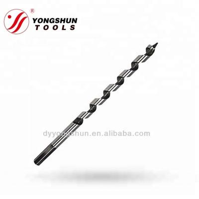 China Drilling Holes Carbon Steel Hex Shank Woodworking Auger Drill Bits for sale