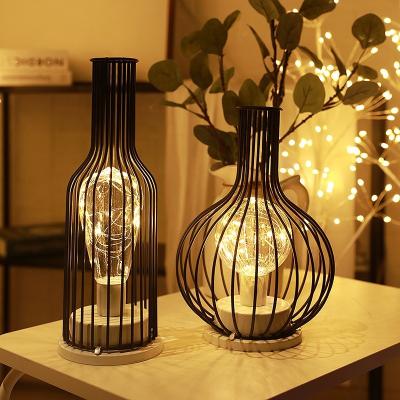 China Night Light Desk Lamps Warehouse Led Iron Bedroom Decorative Lamp for sale