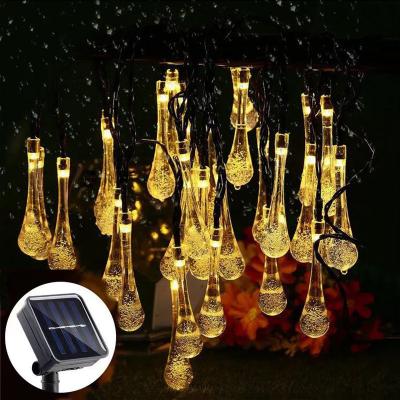 China Garden Led Garden Lights Outdoor Waterproof Solar String Lights Bubble Water Handlamp String for sale