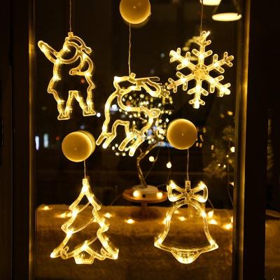 China Warehouse Christmas Window LED String Lights Decoration for Outdoor Indoor Bedroom Wedding Party Holiday Home Wall for sale