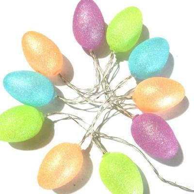 China Warehouse 20 LED Battery String Egg Shaped Lights for Easter Decorations for sale