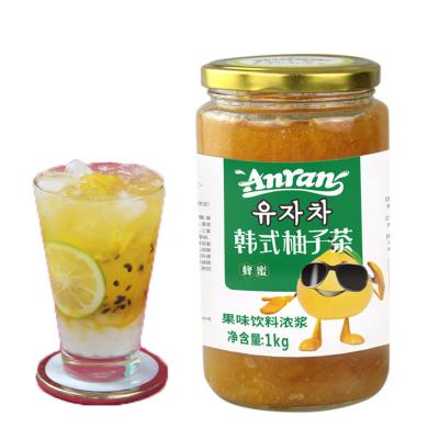 China Original Taste and Seasoning High Quality Korean Style Grapefruit Tea Fruity Pureed Drink for Beverage, Ice Cream Snow Cone Syrup Milk Tea Shop Baking Equipment for sale