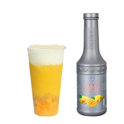 China Original Taste and Flavor Mango Pulp Fresh Fruit Processing Concentrated Drinks Puree, Beverage, Fruit Drinks Product Milk Tea Shop for sale