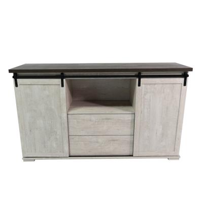 China Monorail 2 Doors + Color Sideboard Furniture Cabinet Wood Dining Room Sideboard 2 Sliding Doors Storage Sideboard-Combined Home Long for sale