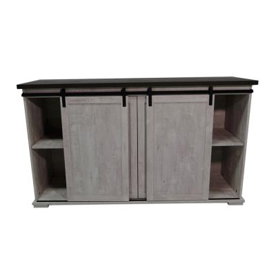 China Monorail sideboard - two door & modern simple light luxury side cabinet sideboard long kitchen sideboard two drawers living room sideboard for sale