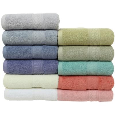 China Compressed Pure Cotton Large Bath Towel Towel Set Household High-grade Absorbent Pure Cotton Hotel for sale