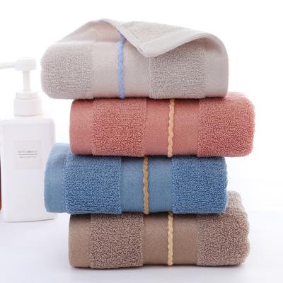 China 35x75cm Absorbent 35x75cm Cotton Staple Quality Quick Dry Cotton Long Face Towel Hand Towel Sports Towel for sale