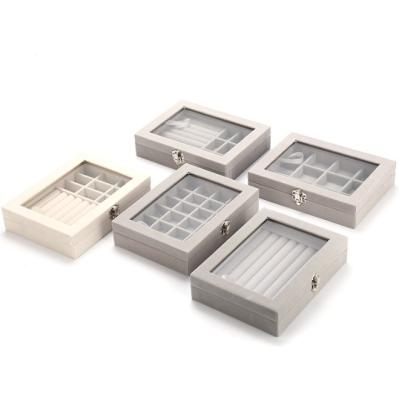 China Viable Transparent Cover Jewelry Storage Home Storage Box Display Box for sale